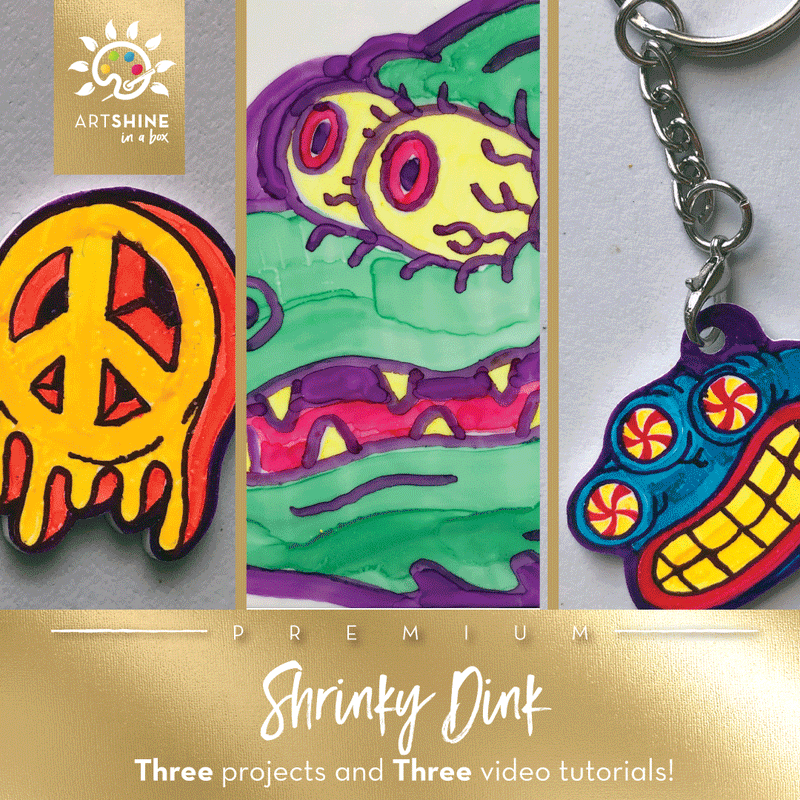 Shrinky Dink Art Kit + Video Tutorial