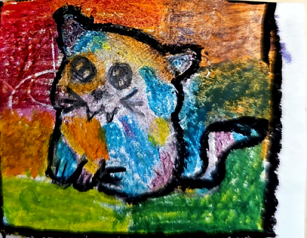 Impressionism Cats from Artshine Students Up North!