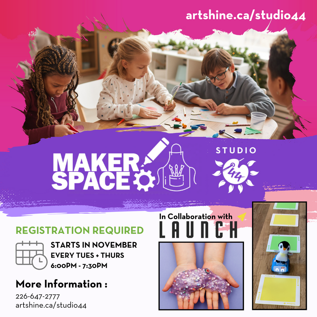 What Happened in November at Artshine's Maker Space