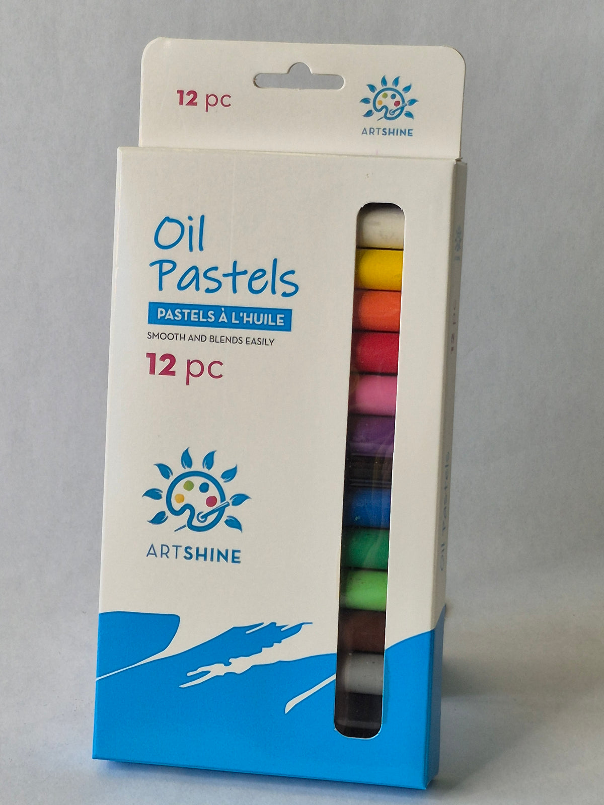 Artshine Oil Pastels - Bright & Vibrant, 12 Count