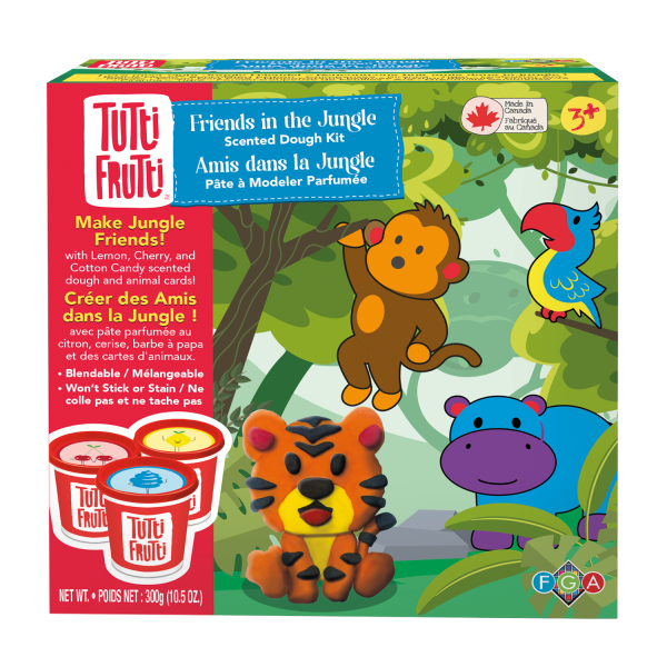 Tutti Frutti Clay Set - Friends in the Jungle (Ages 3+)