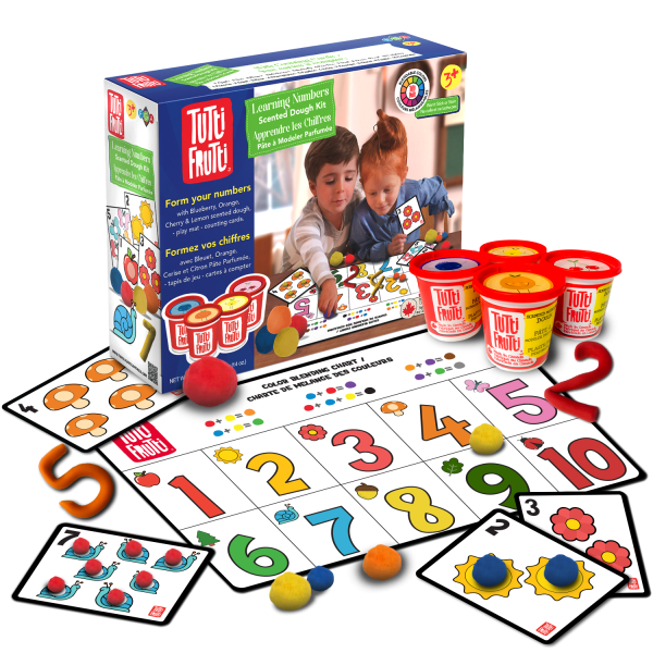 Tutti Frutti Deluxe Clay Set - Learning Numbers (Ages 3+)