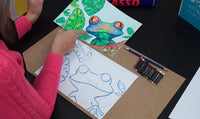 Tropical Pastel Frog Art Kit + Video Tutorial - Oil Pastel Specialty Box