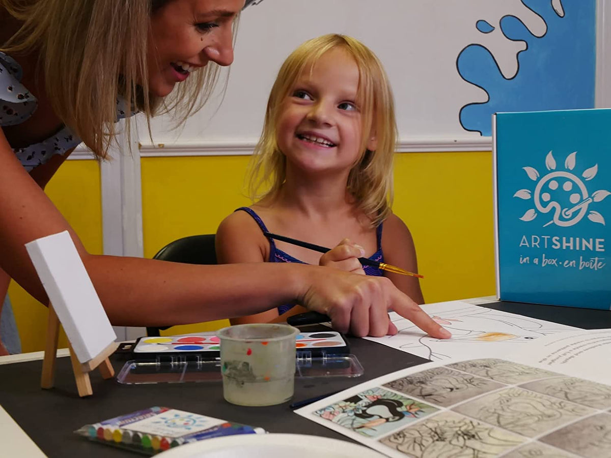 Tropical Pastel Frog Art Kit + Video Tutorial - Oil Pastel Specialty Box