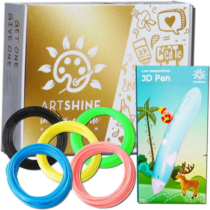 3D Pen Art & Crafts Kit - Clever Creator Pack! Loads of Projects and Supplies for All Ages! Includes Colourful Filaments