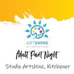 Adult Paint Night - Studio Artshine Kitchener - Watercolours - May 21, 2025