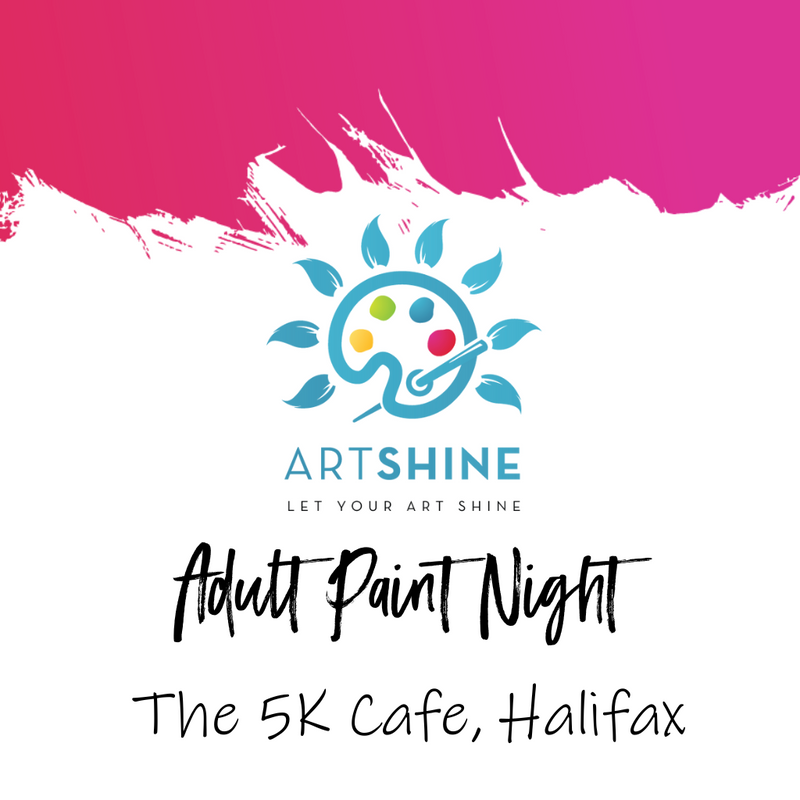 Artshine N' Wine! June 12, 2025 at The 5K Cafe, Halifax, NS