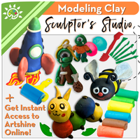 Sculptor's Studio Arts and Crafts for Kids - Modeling Clay Specialty Box