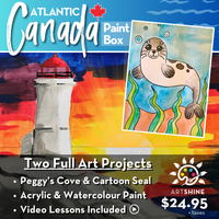 Atlantic Canada Specialty Paint Box (Peggy's Cove & Seal)