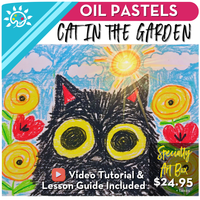 Cat in the Garden | Art Kit + Video Tutorial | Maud Lewis Inspired Project (Specialty Box)