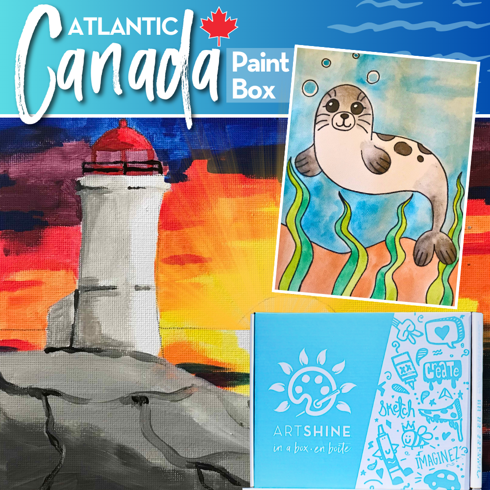 Atlantic Canada Specialty Paint Box (Peggy's Cove & Seal)