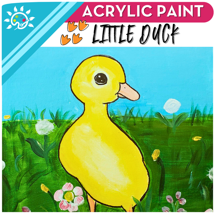 Little Duck Art Kit + Video Tutorial - Acrylic Paint Specialty Box