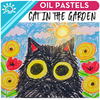 Cat in the Garden Art Kit + Video Tutorial (Inspired by Maud Lewis) Specialty Box