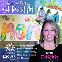 Watercolour Paint & Oil Resist Art (Mother's Day & Father's Day Specialty Box)