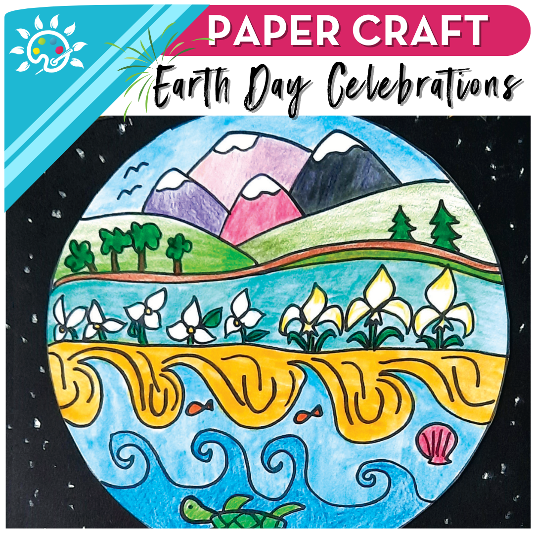 Earth Day Celebrations! Art Kit + Video Tutorial - Paper Craft Collage Specialty Box