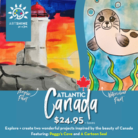 Atlantic Canada Specialty Paint Box (Peggy's Cove & Seal)
