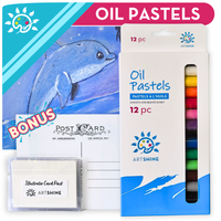 Artshine Oil Pastels - Bright & Vibrant, 12 Count