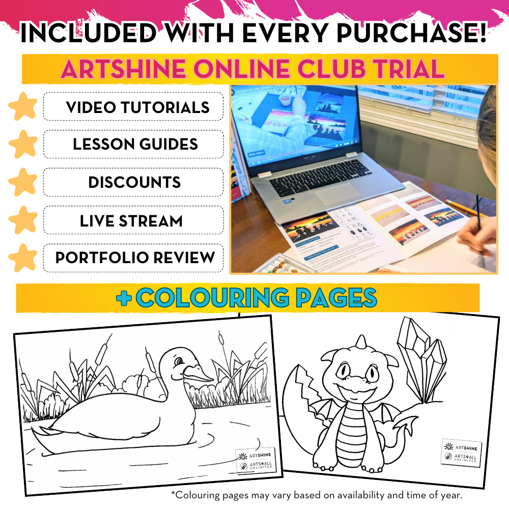 Artshine Oil Pastels - Bright & Vibrant, 12 Count