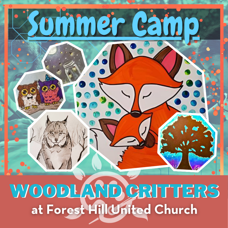 Woodland Critters Summer Camp: Aug 12th - 16th at Forest Hill United Church (Kitchener)