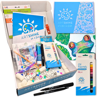 Tropical Pastel Frog Art Kit + Video Tutorial - Oil Pastel Specialty Box