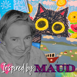 Cat in the Garden Art Kit + Video Tutorial (Inspired by Maud Lewis) Specialty Box