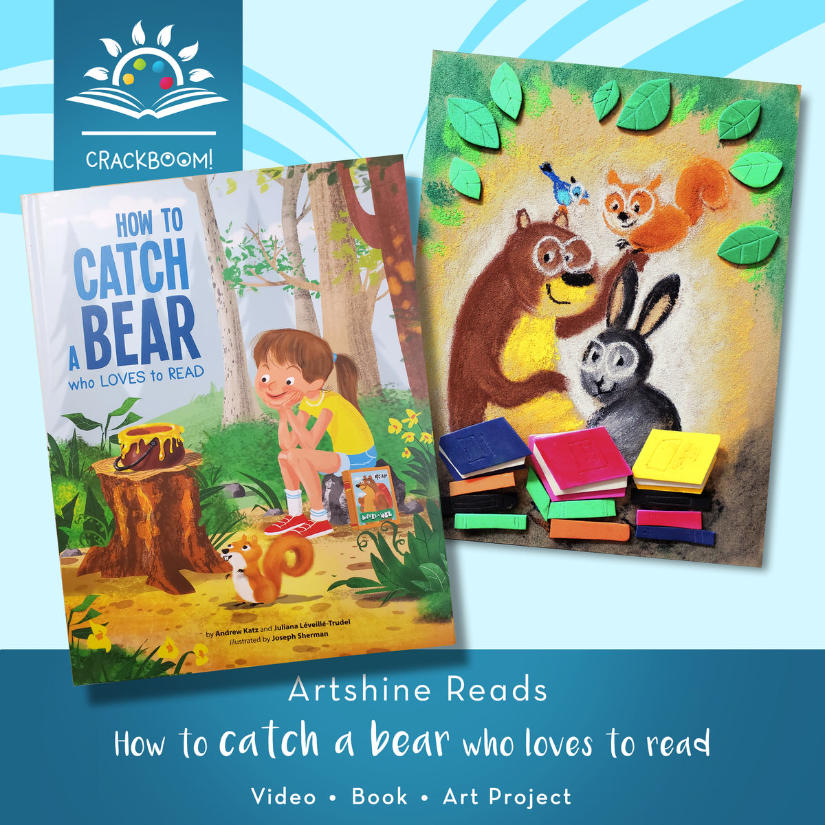 Book + Art Kit | Artshine Reads | How to Catch a Bear Who Loves to Read