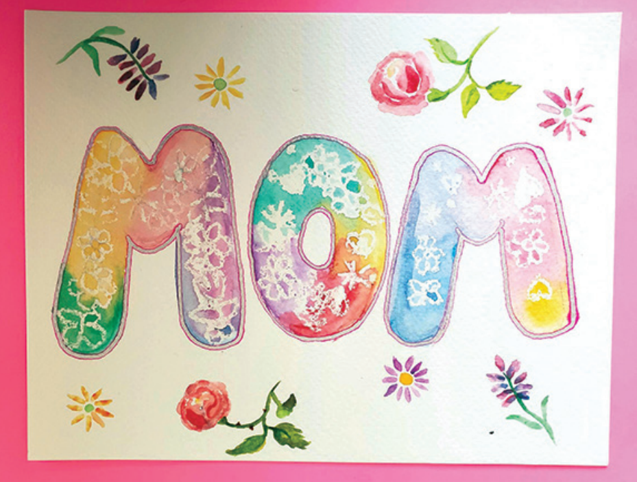 Watercolour Paint & Oil Resist Art (Mother's Day & Father's Day Specialty Box)