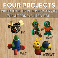 Sculptor's Studio Arts and Crafts for Kids - Modeling Clay Specialty Box