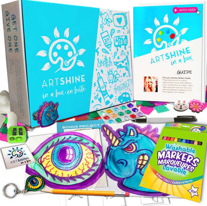 Jump into Shrinky Dinks - Art & Craft Specialty Box for All Ages