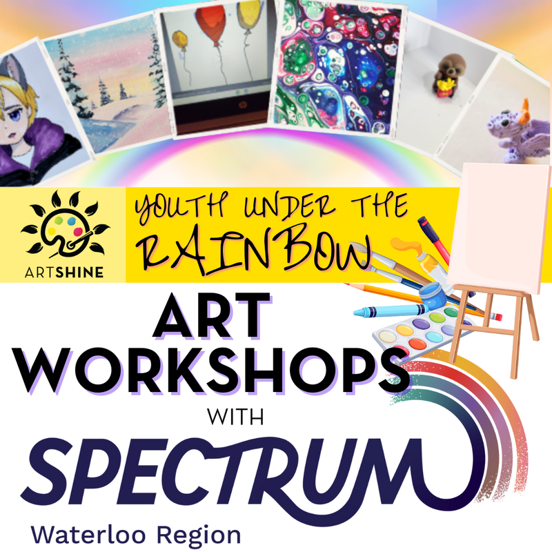 Youth Under the Rainbow Cozy Creations - In Person at Studio Artshine - Weekly Art Workshops (Winter Season)