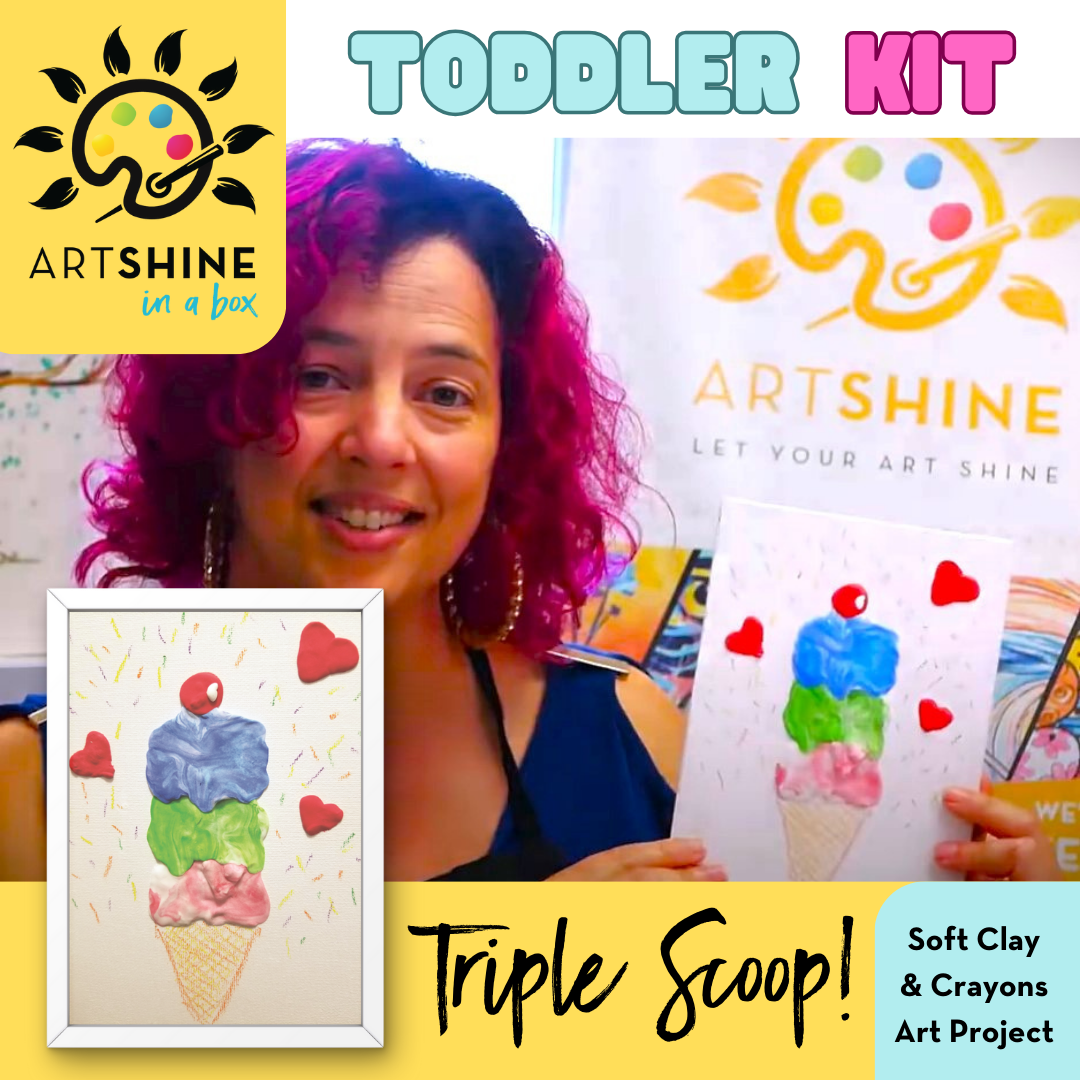 Triple Scoop Toddler Art Box (Specialty)