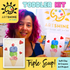 Triple Scoop Toddler Art Box