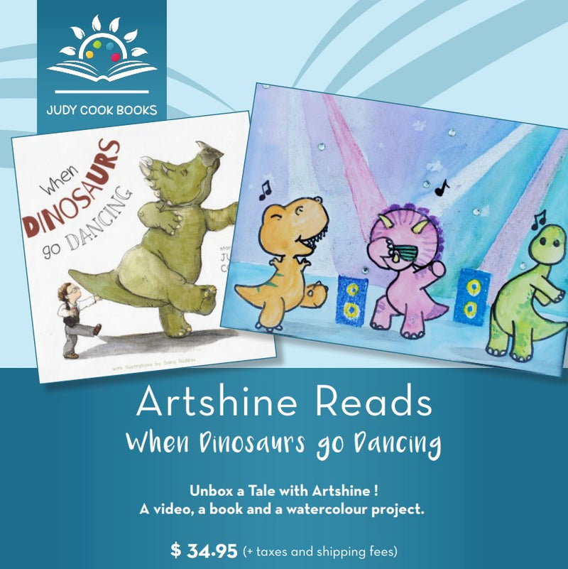 Book + Art Kit | Artshine Reads  | When Dinosaurs Go Dancing