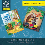 Projet d'Art + Tutoriel Vidéo + Livre | Artshine Raconte | Comment Attraper Un Ours Qui Aime Lire (Trousse de Classe)