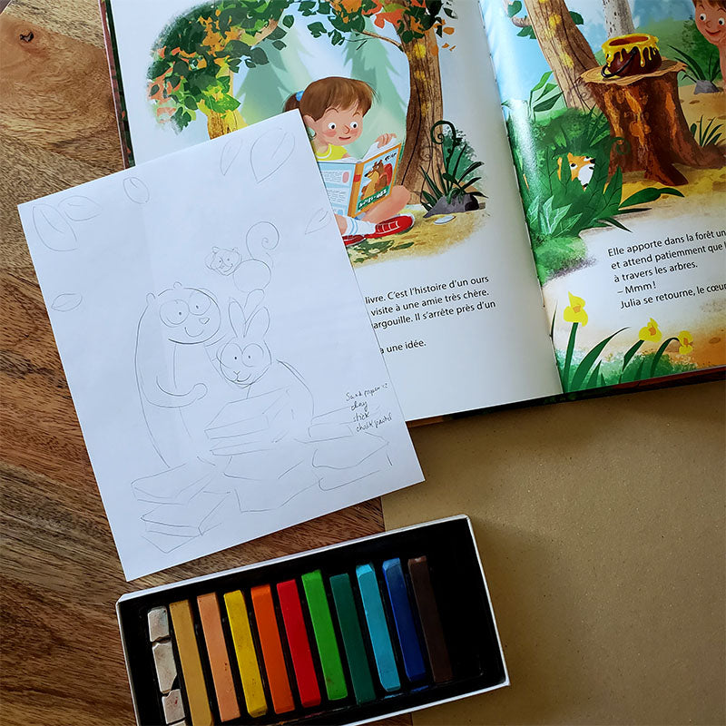 Book + Art Kit | Artshine Reads  | How to Catch a Bear Who Loves to Read