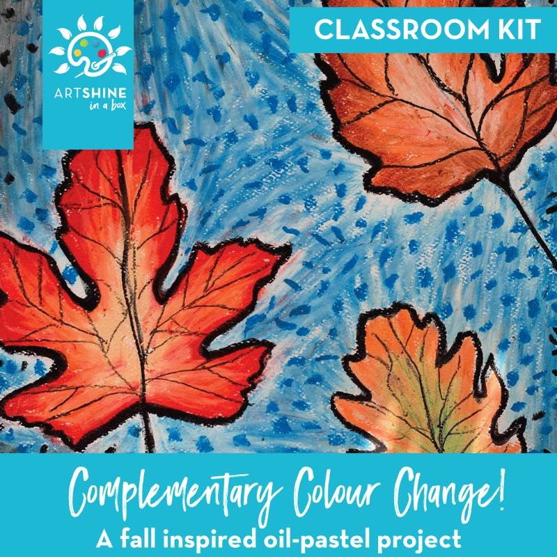 Art Kits + Video Tutorial | Oil Pastel Project | Complementary Colour Change (Classroom Kit)