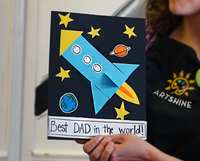 Father's Day Space Card | Art Kit + Video Tutorial | A Far Out Collage Card Project (Specialty Box)