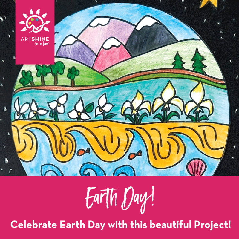 Art Kit +  Video Tutorial | Collage Project | Earth Day (Specialty Box) 🔰