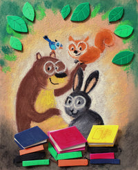 Book + Art Kit | Artshine Reads  | How to Catch a Bear Who Loves to Read