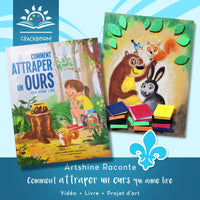 Livre + Projet d'Art | Artshine Raconte | Comment Attraper Un Ours Qui Aime Lire