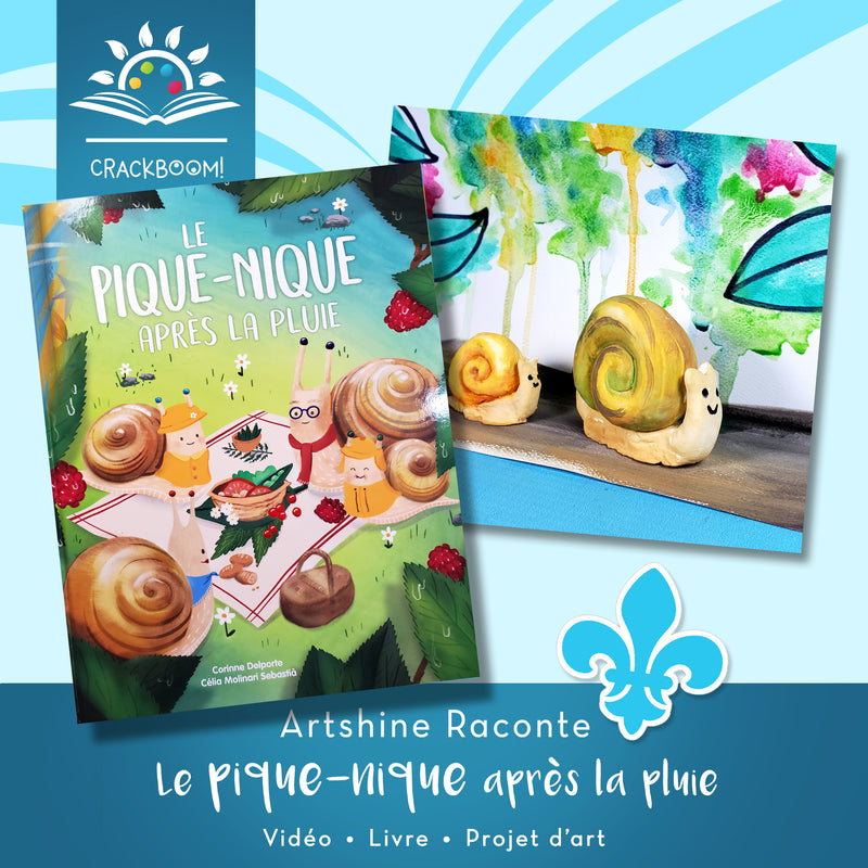 Livre + Projet d'Art | Artshine Raconte | La Pique-nique Après la Pluie