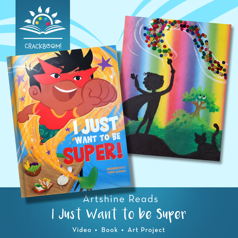 Book + Art Kit | Artshine Reads | I Just Want to be Super