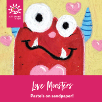 Love Monsters Art Kit + Video Tutorial - Oil Pastel Specialty Box
