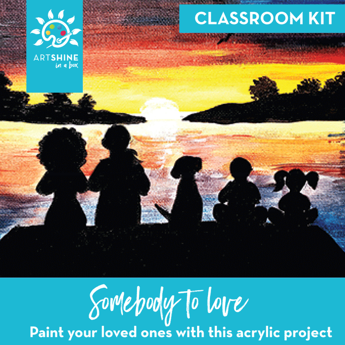 Art Kits + Video Tutorial | Acrylic Painting | Somebody to Love (Classroom Kit)