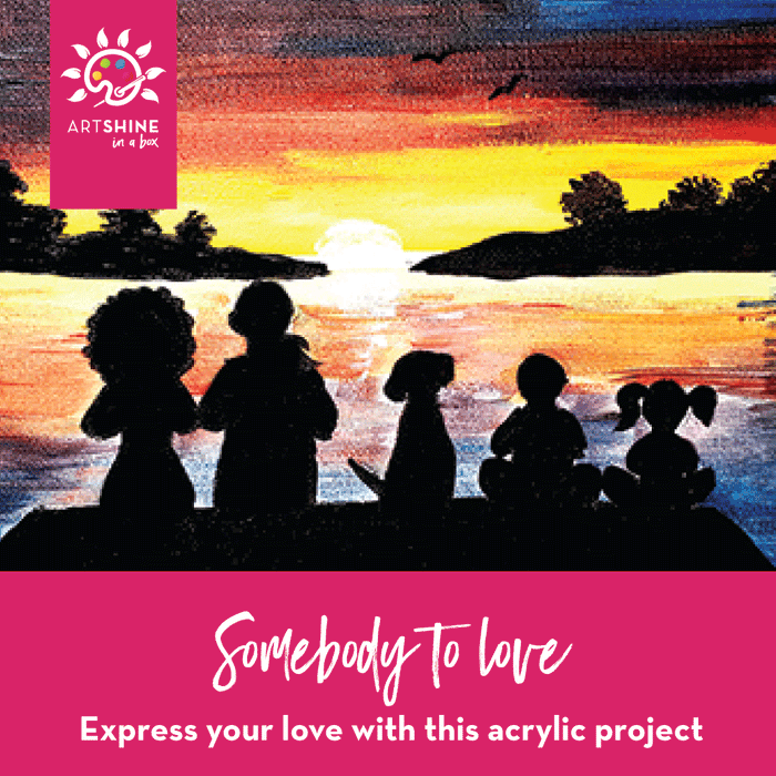Somebody to Love | Art Kit + Video Tutorial | Acrylic Paint Project (Specialty Box)