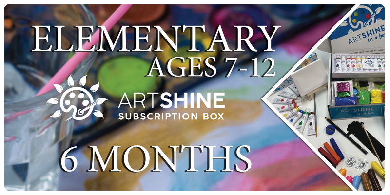 Artshine In A Box (6 Months – Ages 7-12) 🌟