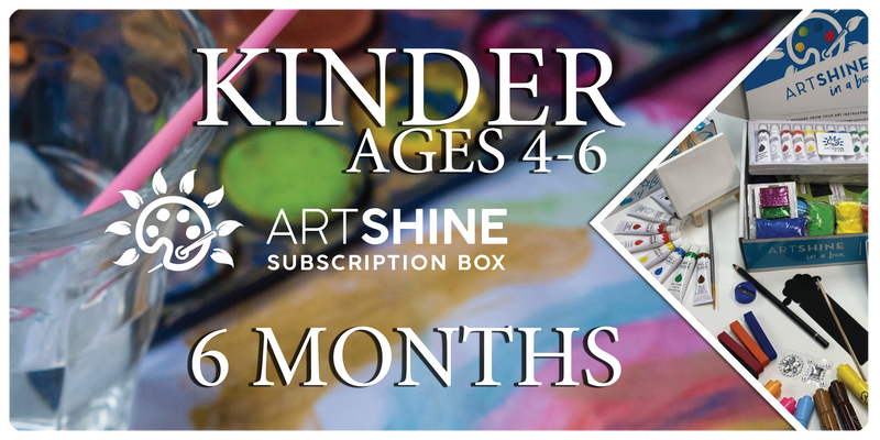 Artshine In A Box (6 Months – Ages 4-6) 🌟