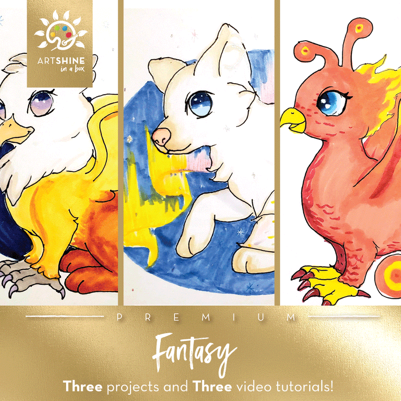 Fantasy Art Kit + Video Tutorials | Create Your Own Fantastical Creatu ...